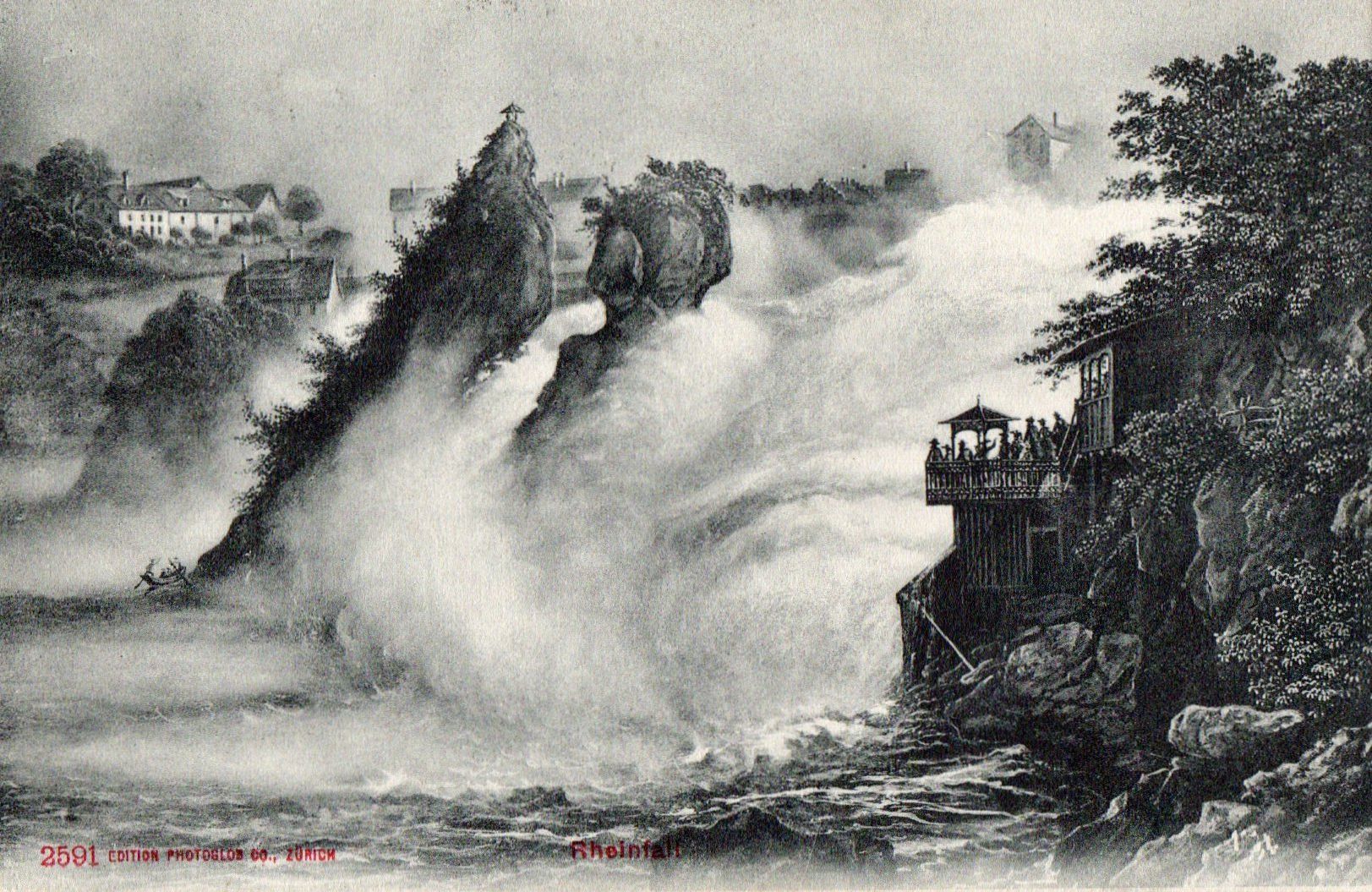 Cartoline postali: Rheinfall – Usato da Melano venduto da pisonsdro