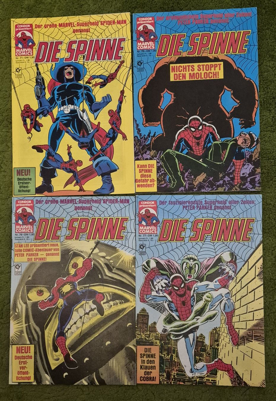 Comics: Die Spinne / Marvel Comics / Condor Verlag / 14 Hefte – Gebraucht aus Chur von Schaf_60 3