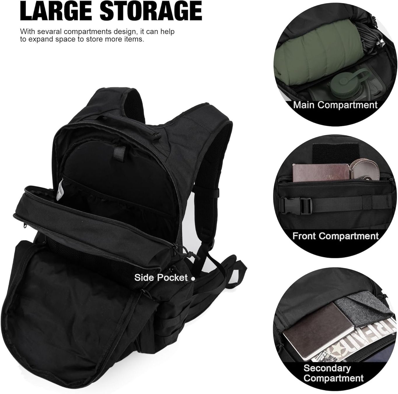 Zaini: 45L Outdoor Rucksack Trekkingrucksäcke – Nuovo e nell'imballaggio originale da Geneve venduto da Titi2008 5