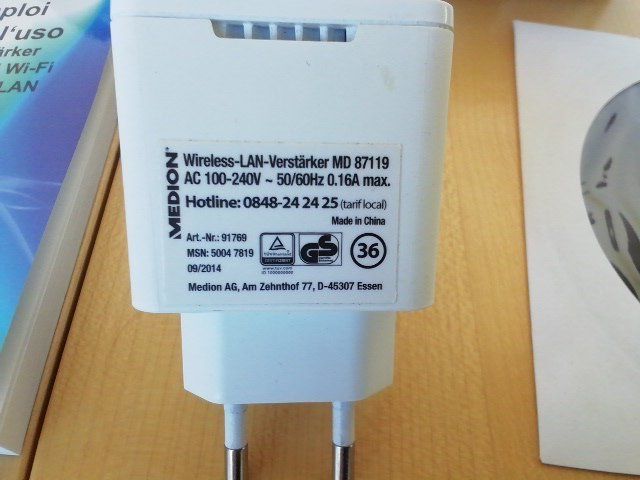 Medion Wlan: Wireless LAN Verstärker – Gebraucht aus Unterseen von Stedtli 1