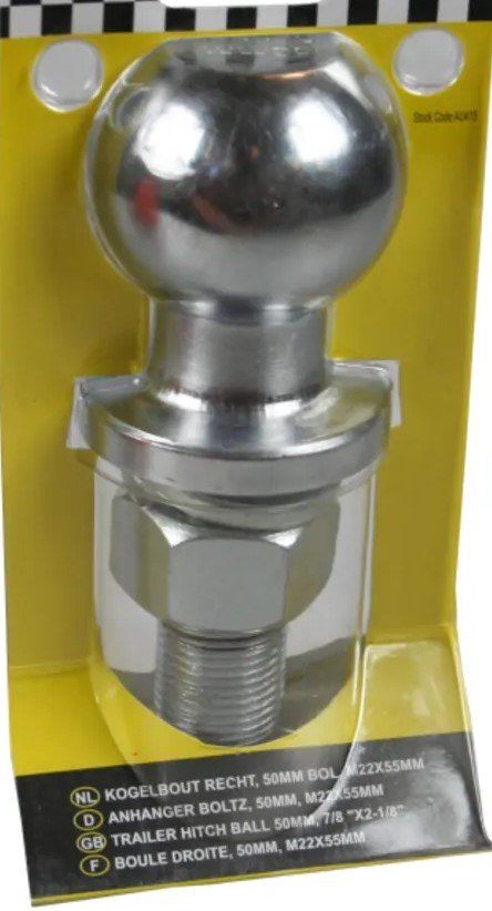 Ganci per rimorchio: KFZ-Schraubkugel mit Kontermutter Durchmesser von 49mm – Nuovo e nell'imballaggio originale da St. Gallen venduto da schnaeppchen-preise 4