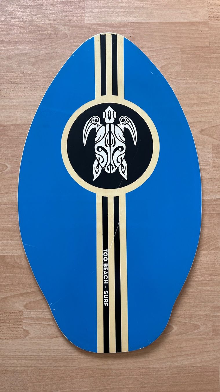 Tavole da surf e di nuoto: Skimboard blau mit Schildkröte – Usato da Müllheim Dorf venduto da jeney9
