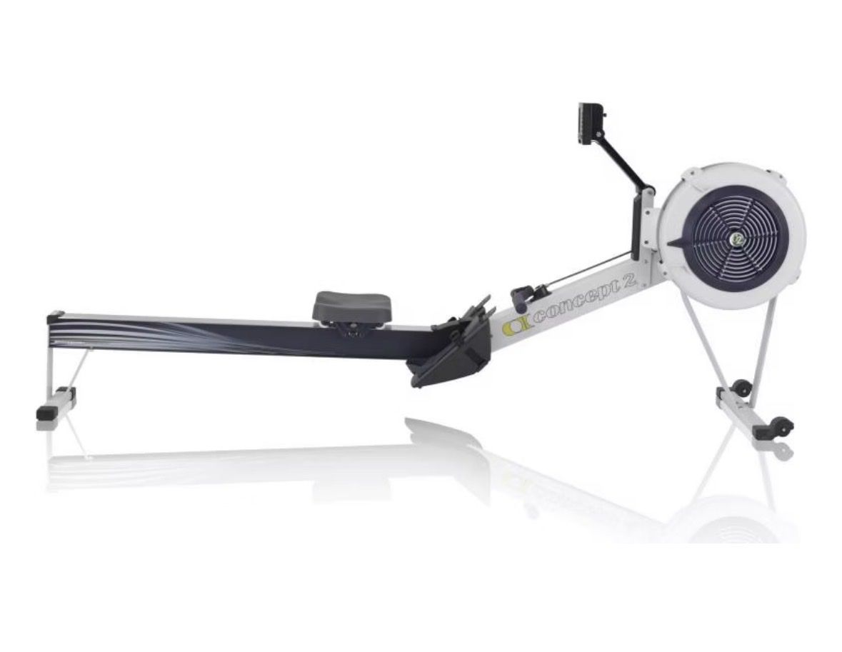 Concept 2 Vélos d'appartement: Concept 2 Rudergerät PM5 Weiss  – D'occasion à Andeer par Berkut-85