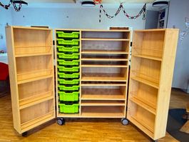 Klapp-Materialschrank