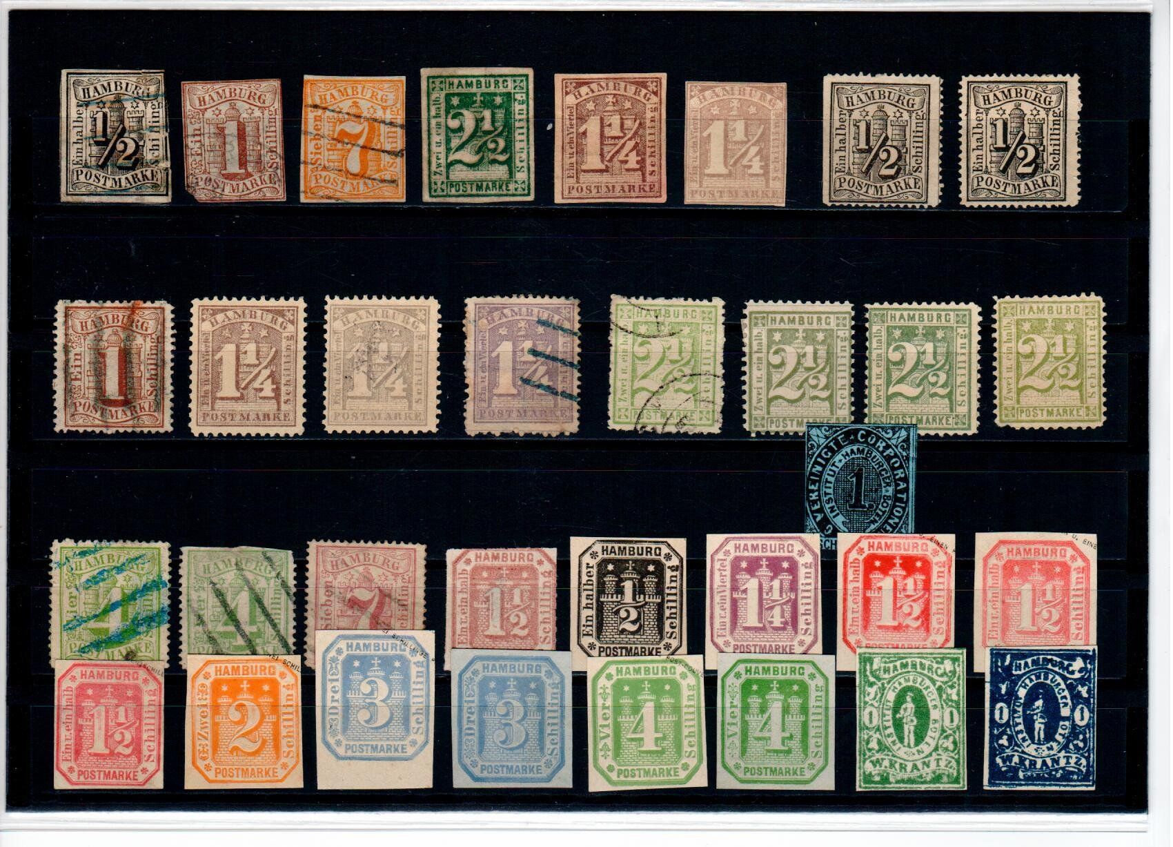 Alle Briefmarken: Hamburg – Gebraucht aus Wolhusen von Curver9