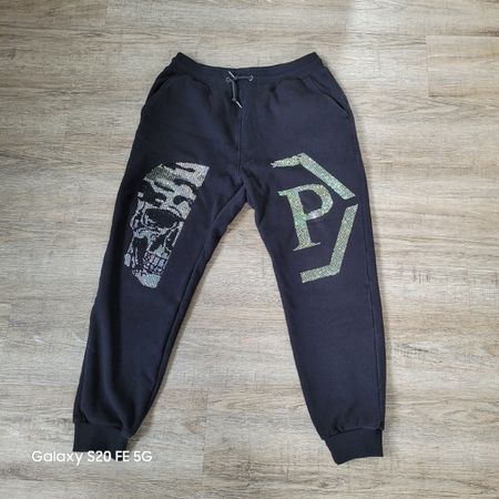 Trainer Hose mit Glitzersteinverzierung L