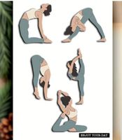 Neues Stanzschablonen-Set Yoga