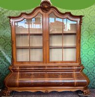 Barock Vitrine Bücherschrank Louis XV Louis BAROCK SCHRANK