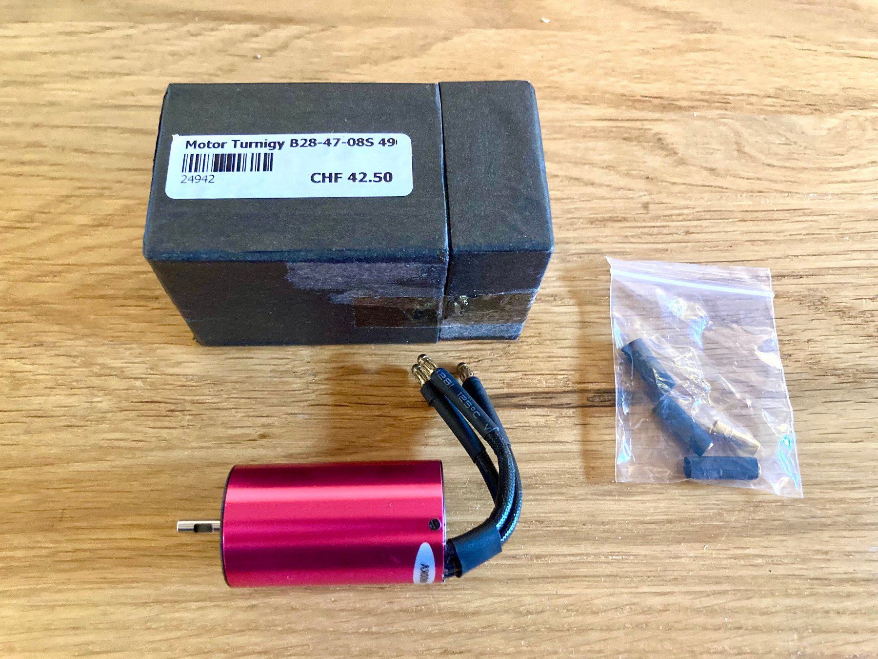 Motori: B28-47-08S motor Brushless Inrunner 4900kv – Nuovo e nell'imballaggio originale da Lausanne venduto da Techobby 1