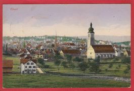 FLAWIL KOLORIERTER LICHTDRUCK 1921