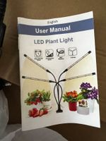 LED Pflanzenlampe – neu, mit 4 flexiblen Armen