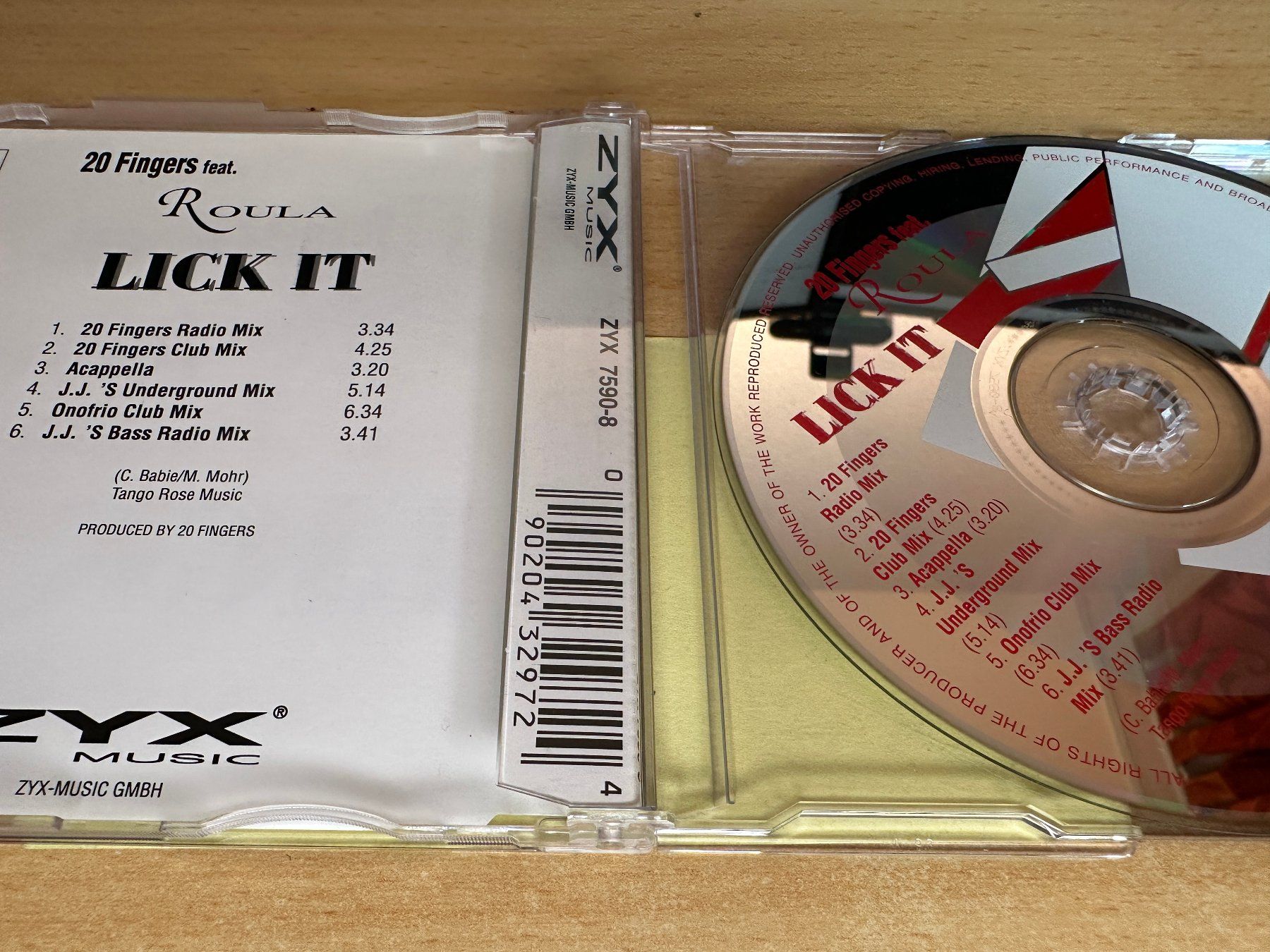 CDs: 20 Fingers Feat. Roula – Lick It - Single CD – Gebraucht aus Rikon im Tösstal von Alpenmutz 1