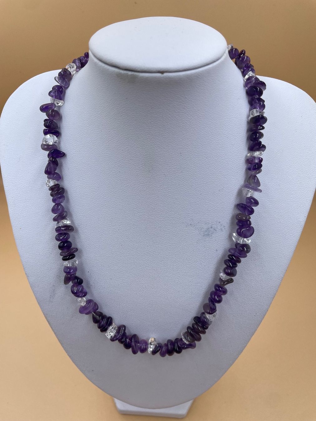 Catenine: Amethyst / Bergkristall Halskette – Nuovo e nell'imballaggio originale da St. Gallen venduto da Martunia