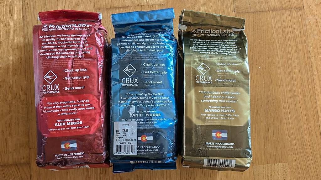 Pareti & prese d'arrampicata: Friction Labs Chalk Gratisversand – Usato da Innertkirchen venduto da Flir 1