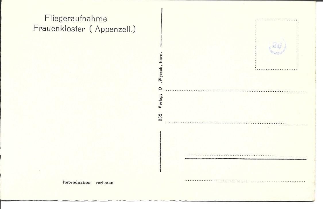 Cartoline postali: AK  Appenzell  Flugaufnahme. – Usato da Appenzell venduto da mai25 1