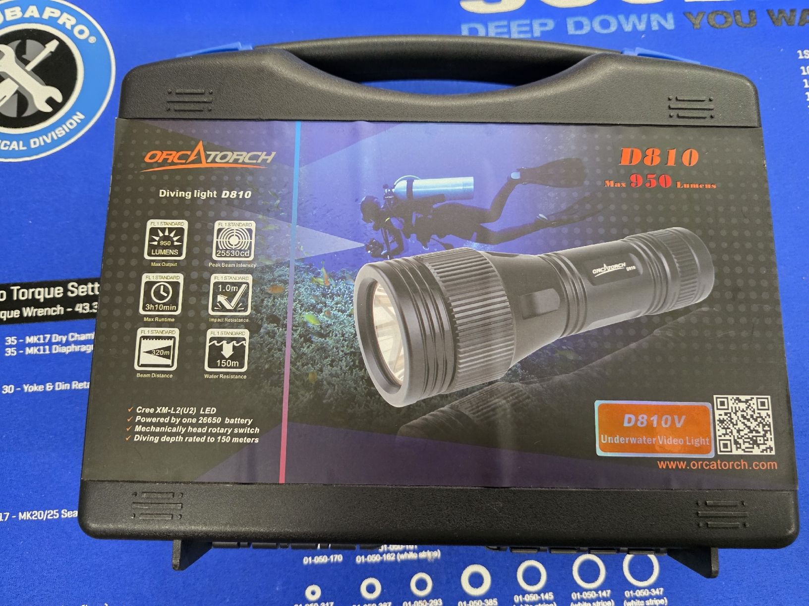 Lampade: Orcatorch D810V Unterwasser Videolicht, NEU – Nuovo e nell'imballaggio originale da Remetschwil venduto da Schnickian