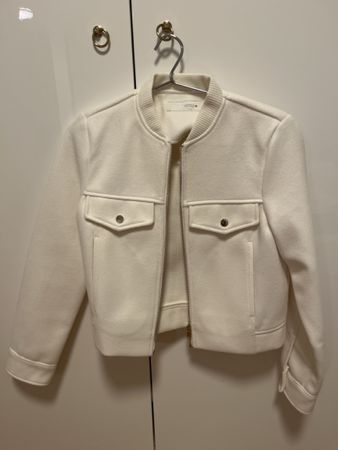Zara Jacke Weiss XS