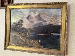 Antikes Gemälde 