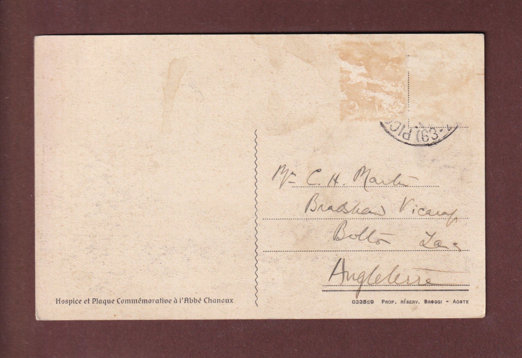 Cartoline postali: Un salut du PETIT-SSAINT-BERNARD – Usato da Pully venduto da nicecards-shop 1