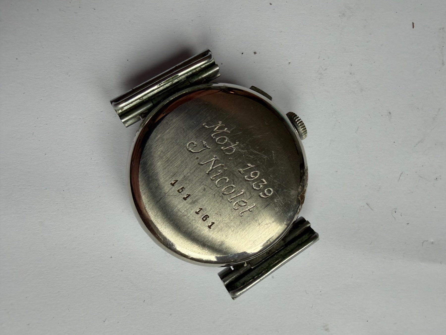 Orologi: Antimagentic Chronograph Mobilmachung 1939 – Difettoso da Worblaufen venduto da chronyves 1