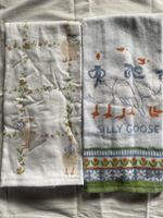 Cute Spring Kitchen Towels with Goose Motif - Set of 2