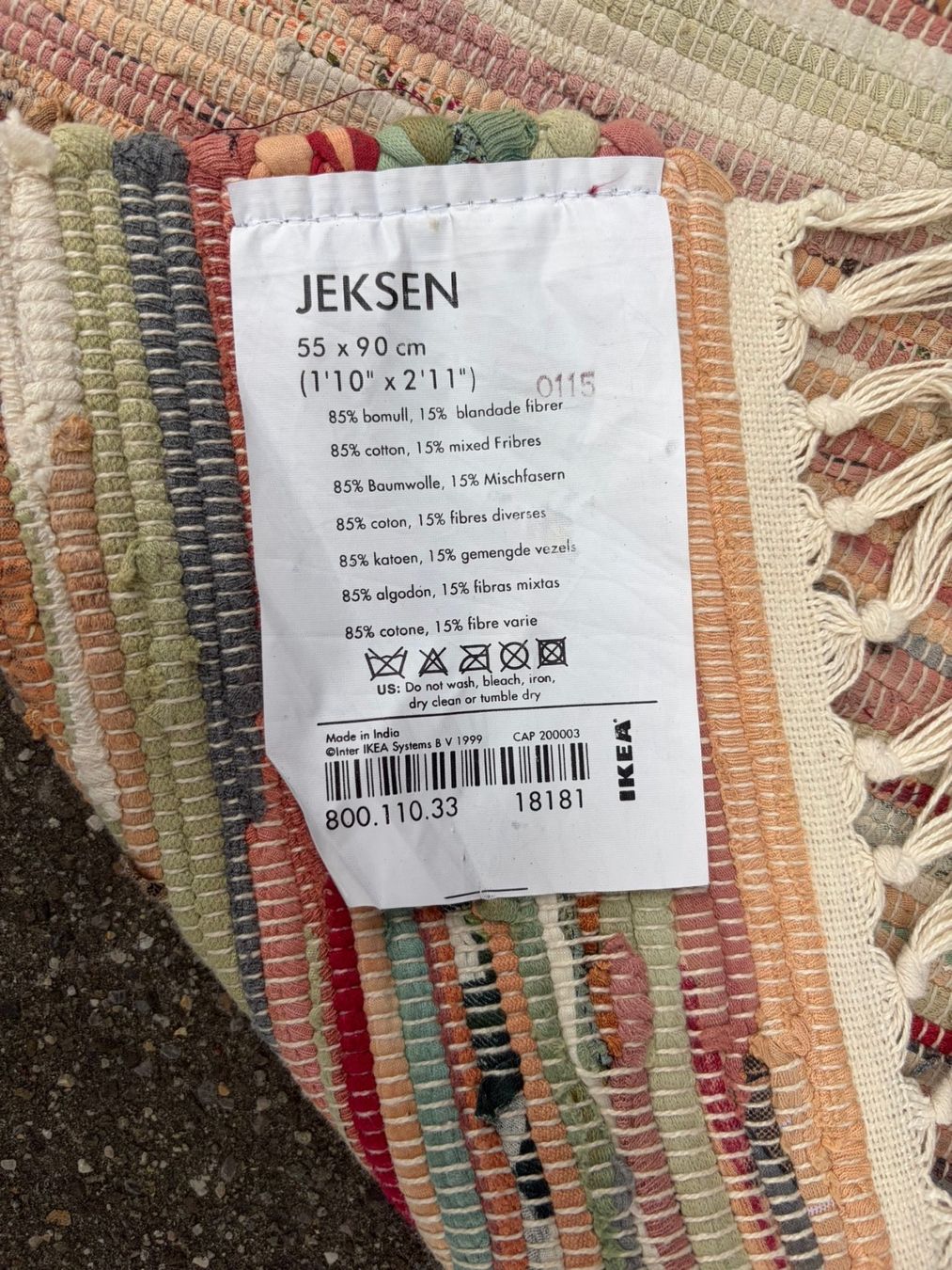 Ikea Tappeti: Kleiner Teppich, Jeksen Teppich, Ikea Teppich – Usato da Wiedlisbach venduto da materialkreislauf 4
