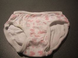 Unterhose Grösse 86/92, weiss/Mädchen