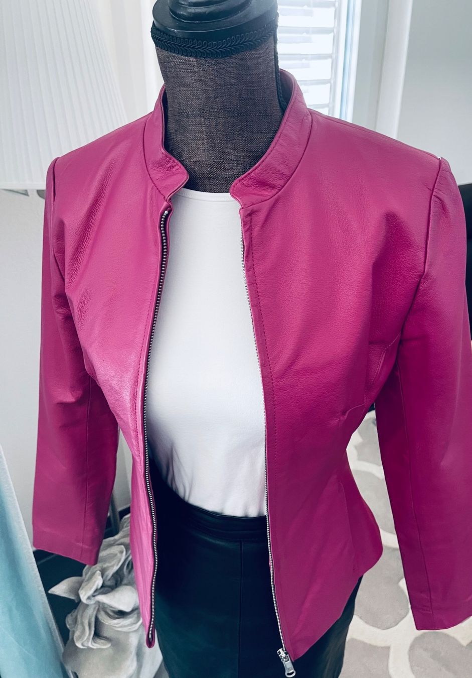 Windsor Giacche: WINDSOR wunderschöne Lederjacke – Usato da Winkel venduto da KaschmirArt