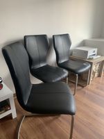 3x Lederstühle kaputt zum verkaufen