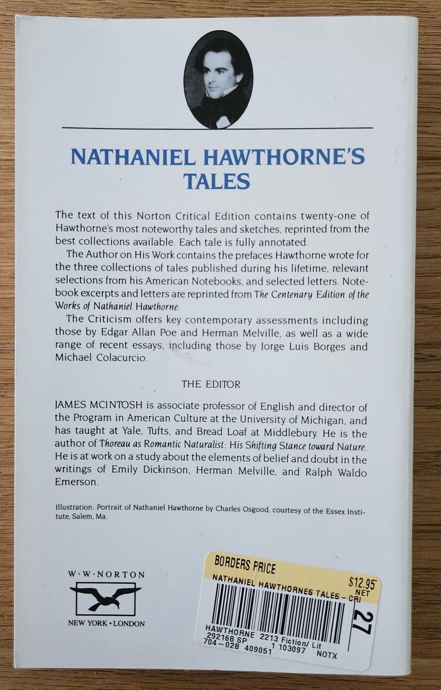 Libri: Nathaniel Hawthorne's Tales – Usato da Schaffhausen venduto da asyouwestley 3