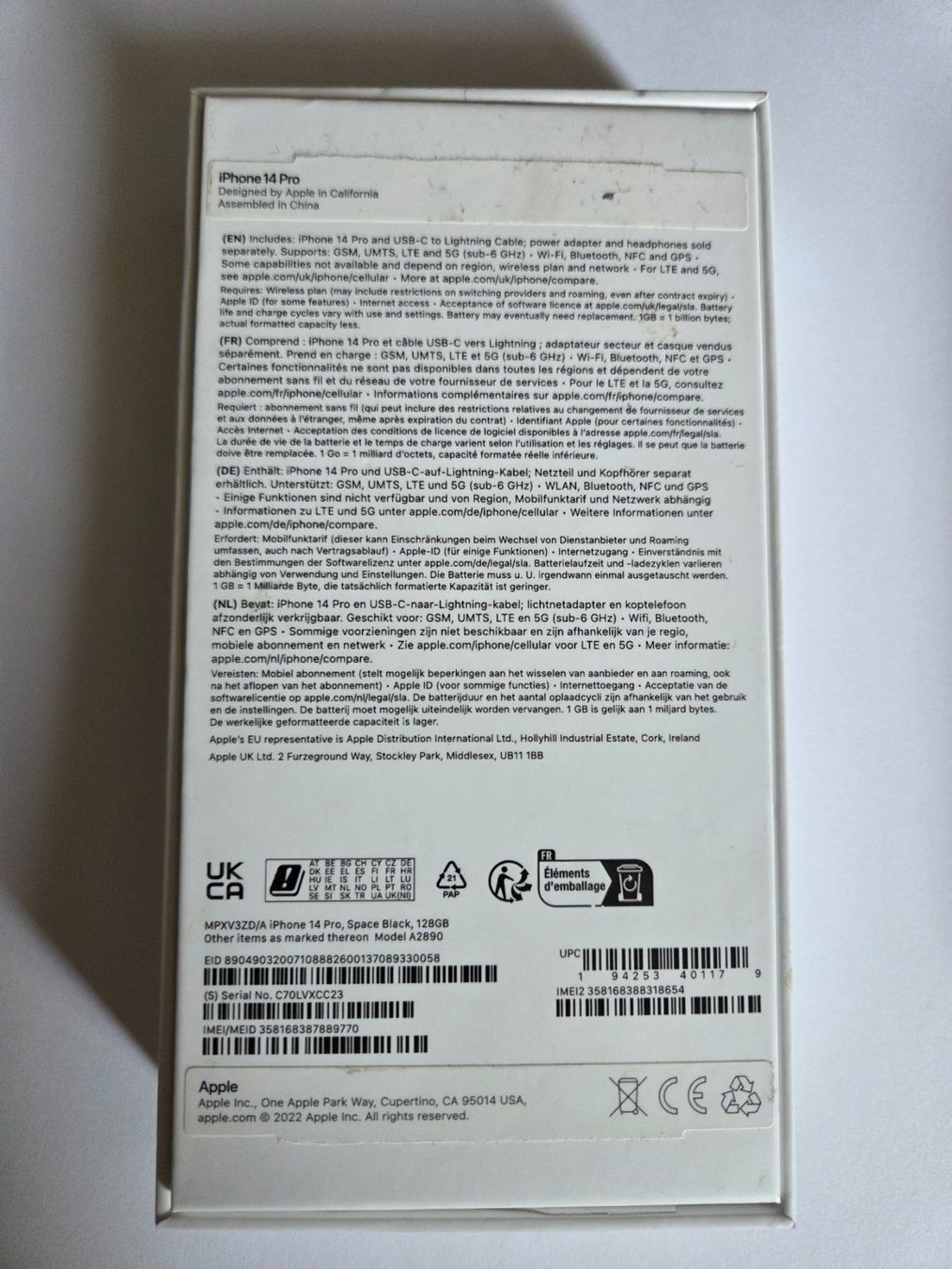 Apple Telefoni cellulari / Smartphones: Iphone 14 pro 128GB – Usato da Lengnau AG venduto da Beat6 2