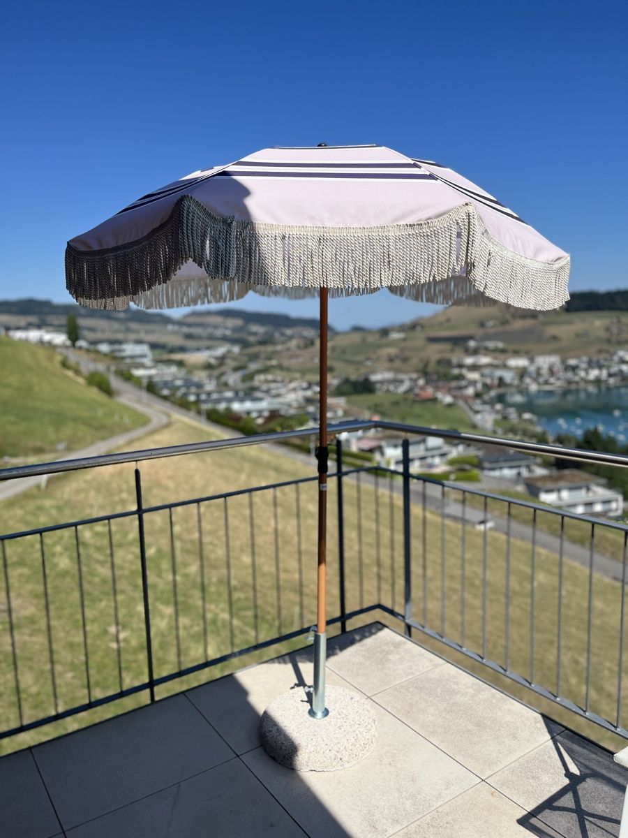 Sonnenschirme: RIVIERA MAISON Strandschirm 180cm – Gebraucht aus Immensee von Panchi4 2