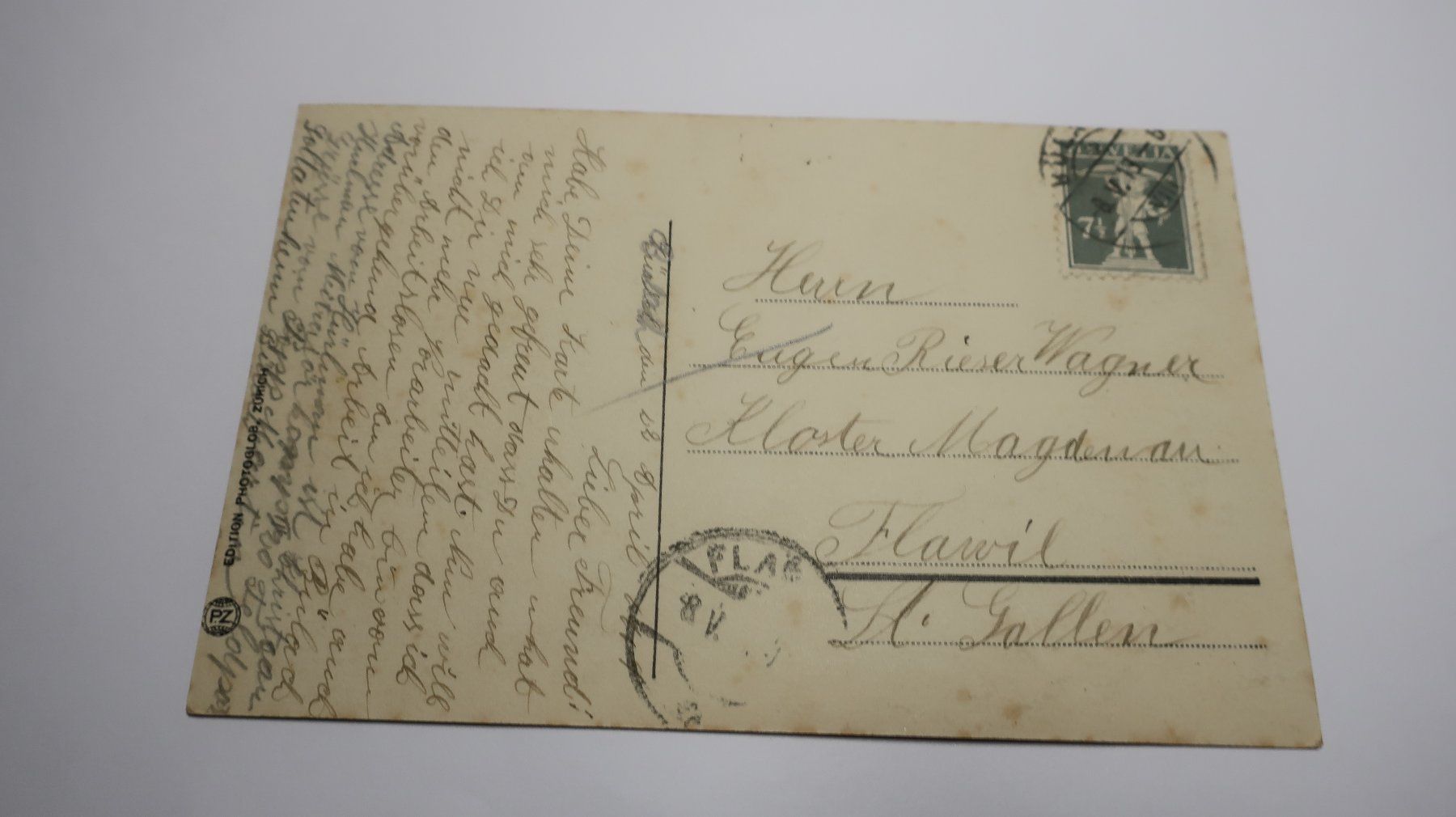 Cartoline postali: Thun mit Stockhorn  1919 – Usato da Cormoret venduto da Pascalll2001 3