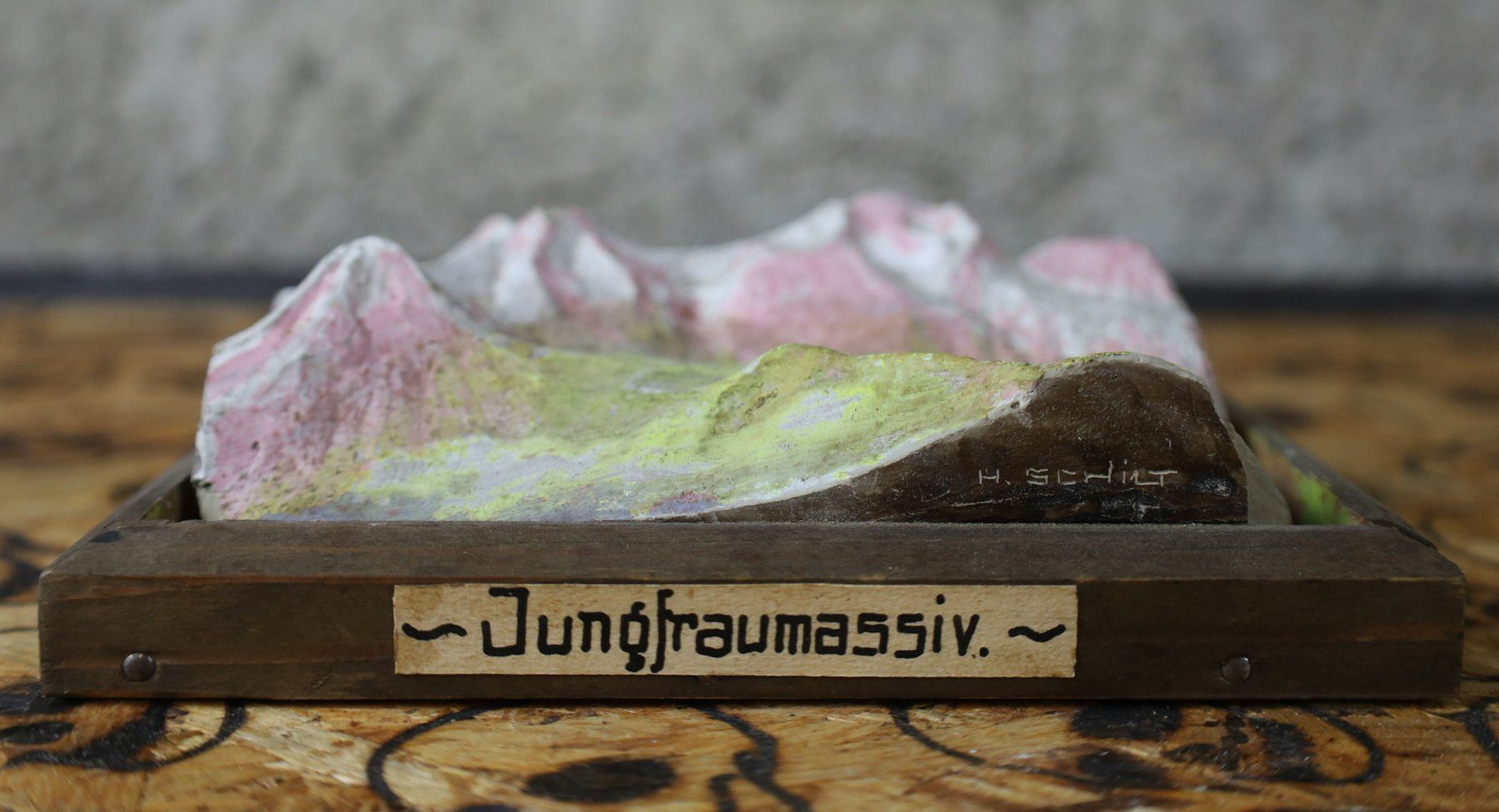 Modellbausätze & Standmodelle: Gipsmodell, Modell "Jungfraumassiv" – Gebraucht aus Birrwil von brandschatz_birrwil