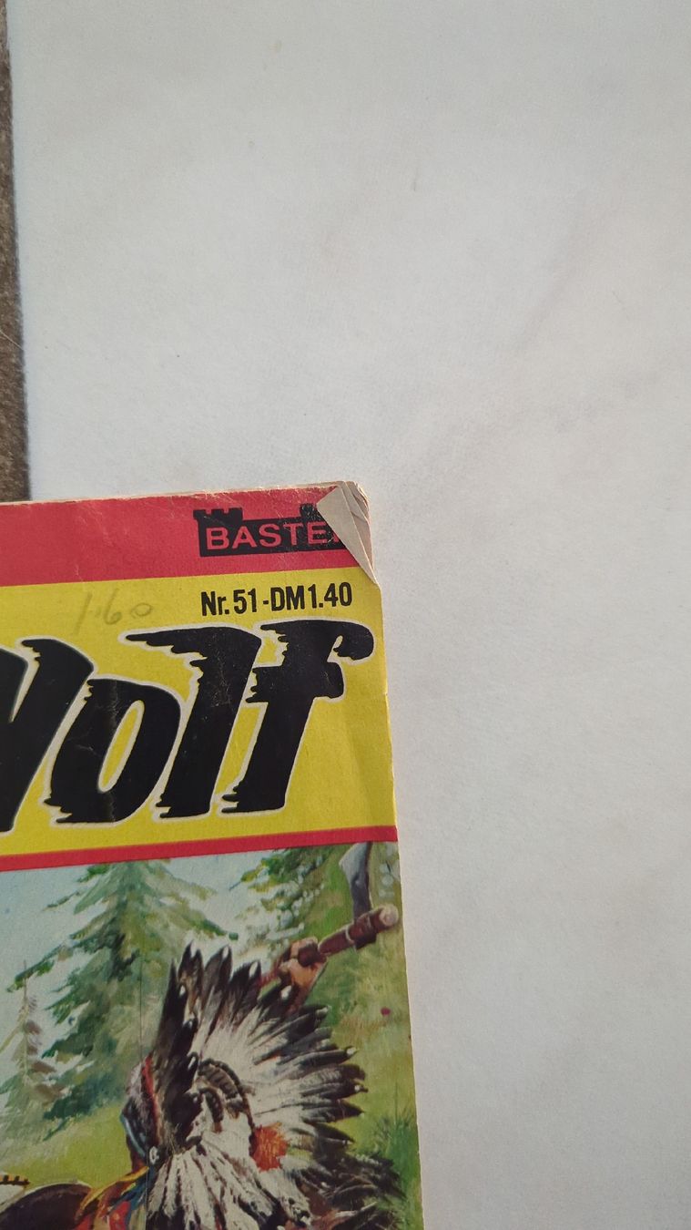 Comics: 3er Set Schwarzer Wolf Comic Hefte Bastei M. 21, 33, 51 – Gebraucht aus Rupperswil von Svelos 2