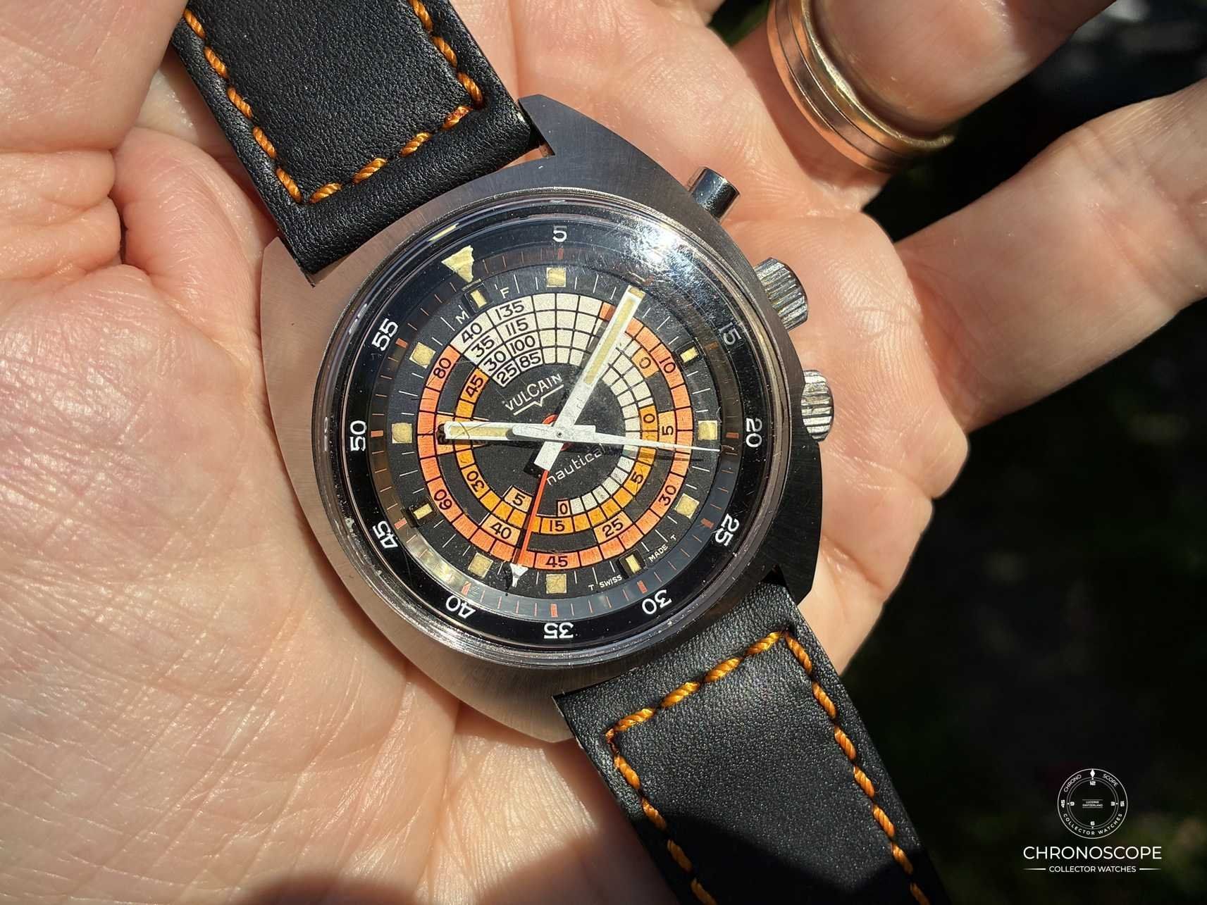 Vulcain Uhren: Vulcain Cricket Nautical Reference S 2322 B – Gebraucht aus Luzern von ChronoScope6004 7