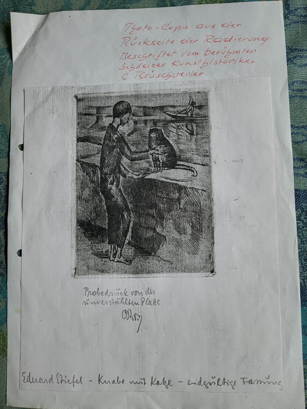 Foto & Immagini: Radierung Eduard Stiefel – Usato da Villmergen venduto da stier74 4