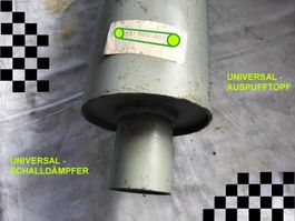 UNIVERSAL Auspufftopf rund ST37 Normalstahl 951 000 207