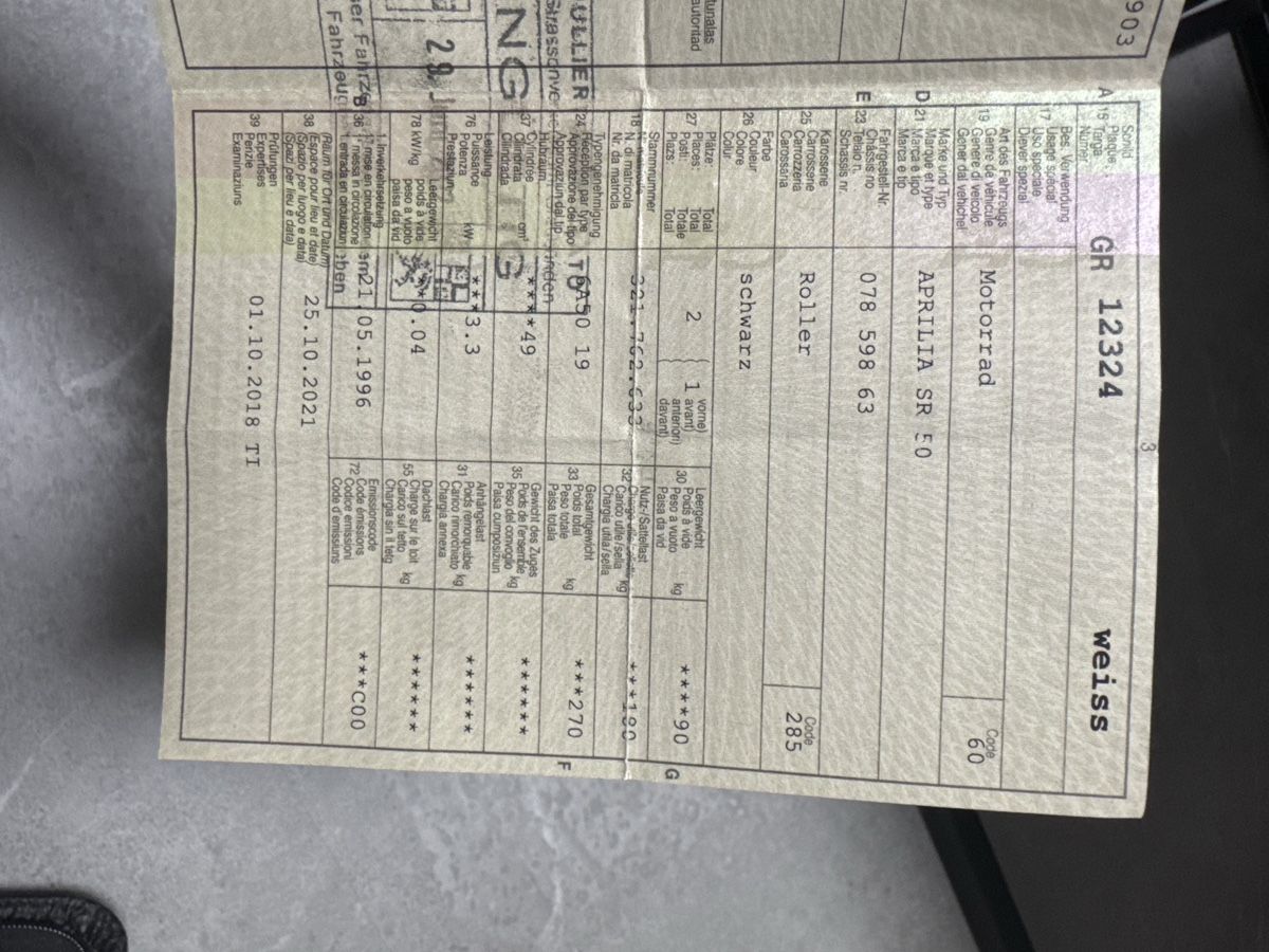 Aprilia Scooter: Aprilia – Usato da Zürich venduto da Alessandro.98 3