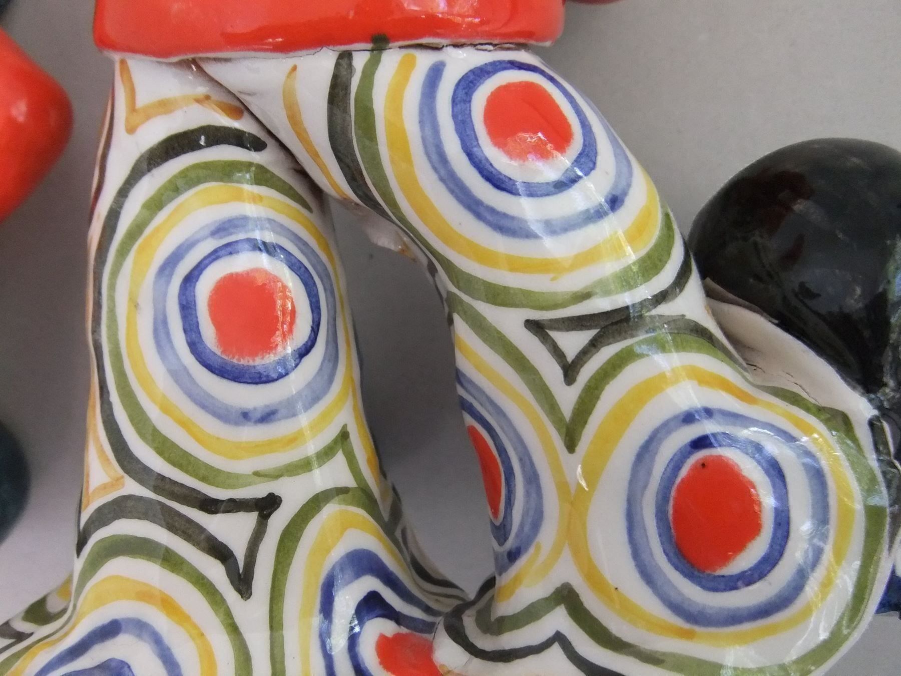 Statuette: Fayence Keramik Clowns - Jakob Haas – Usato da Esslingen venduto da eintagammeer 4