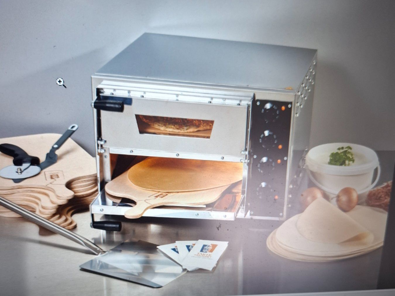 Foto & Immagini: Pizza -  Flammenkuchen - Ofen mit Set – Usato da Reichenburg venduto da edi_rqr2