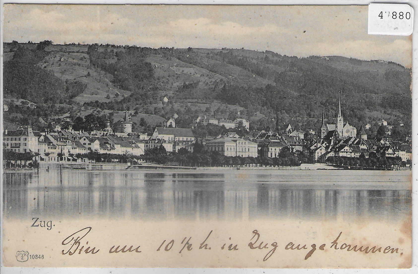 Cartes postales: Zug - Generalansicht – Défectueux à Ettingen par Kartenplanet
