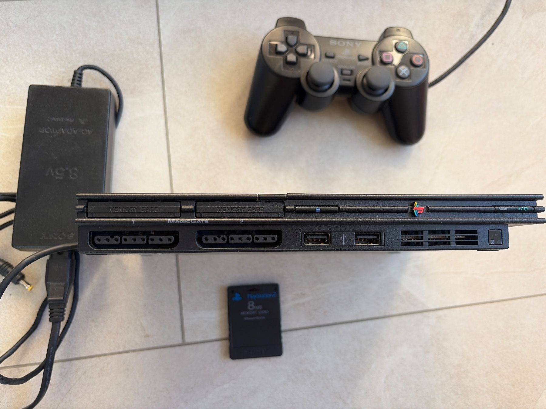 Sony Console: PS2 PlayStation Slim mit 1 Controller 9 Games und Memorycard – Usato da Rüti ZH venduto da Butterfly206cc 4