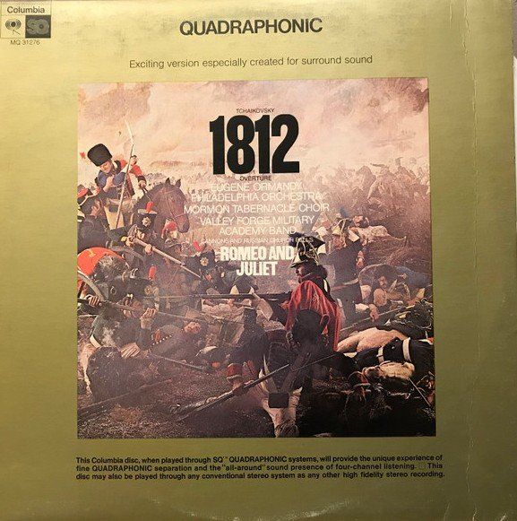 Dischi in vinile: Tchaikovsky/PO/Ormandy: 1812 Overture LP Quadro – Nuovo (secondo la descrizione) da Steinhausen venduto da Vilivinili