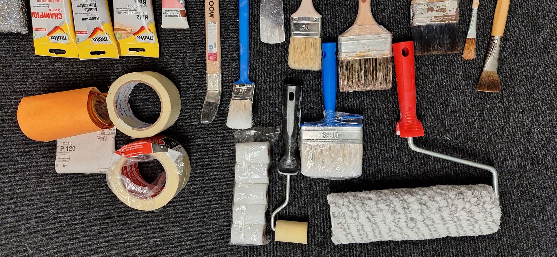 Pennelli: Maler- Pinsel Set – Nuovo (secondo la descrizione) da Brugg AG venduto da bacbac5757 3