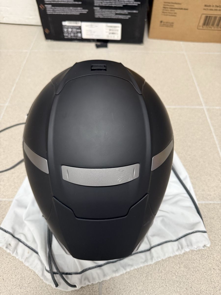 Caschi & visiere: Shoei X-Pirit 3 Helm schwarz – Usato da Thundorf venduto da Espressolungo 2