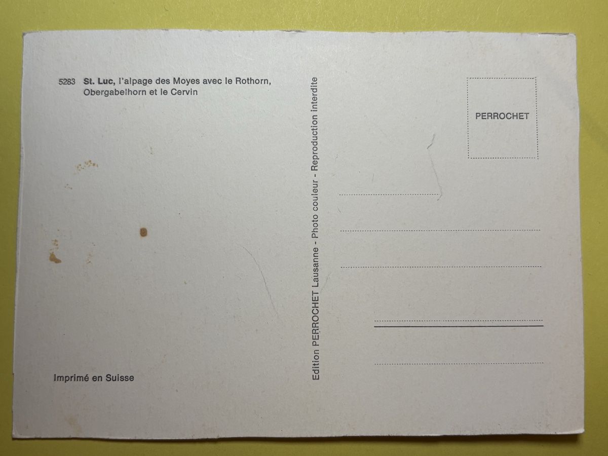 Cartoline postali: AK von St. Luc – Usato da Rümlang venduto da Kartenpost1 1
