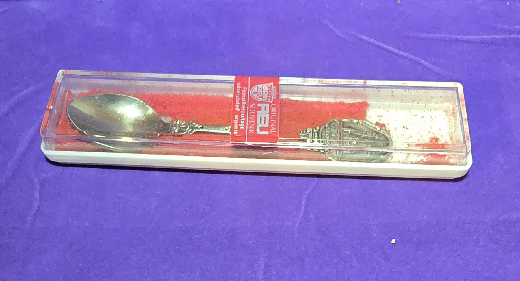 Löffel: Souvenir Löffel versilbert Original REU – Gebraucht aus Wangs von Restposten.Garage 3