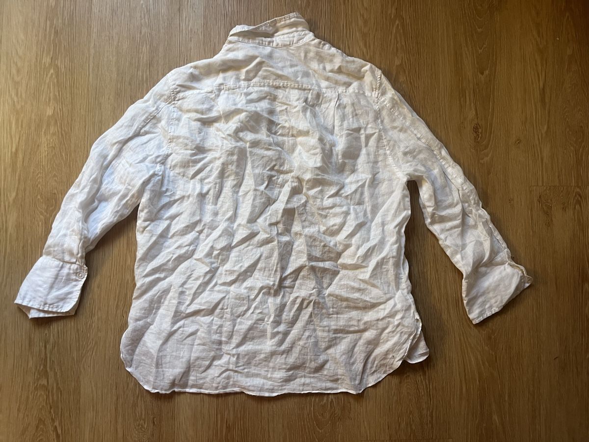 Camicette: Damen Leinenbluse Weiss Grösse L – Nuovo (secondo la descrizione) da Zürich venduto da jaelllara 1