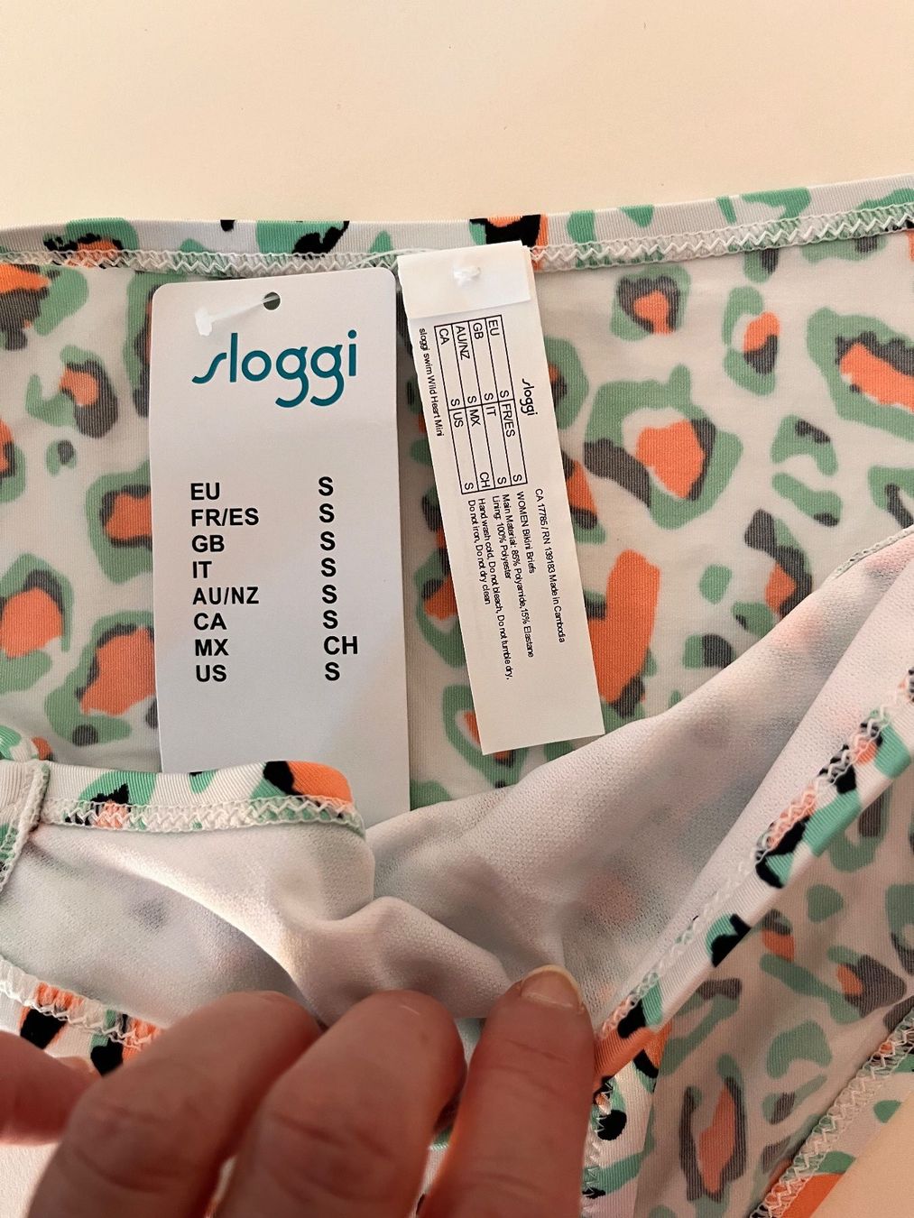 Sloggi Badekleider & Bikinis: SLOGGI, Bikini-Hose Wild Heart Mini, Grösse S, Weiss – Neu und originalverpackt aus Rudolfstetten von gst_g7xl 1